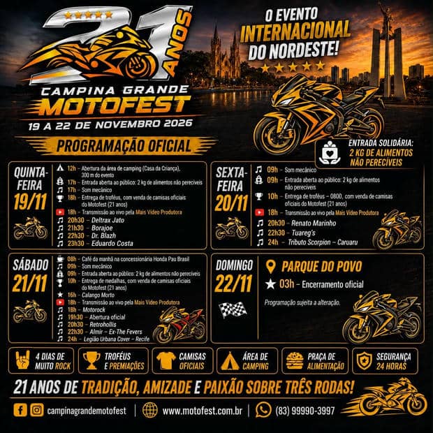 Flyer do evento